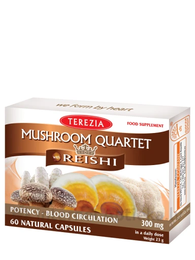 Terezia Četras sēnes kapsulas, 60 gb. | internetaptieka.lv