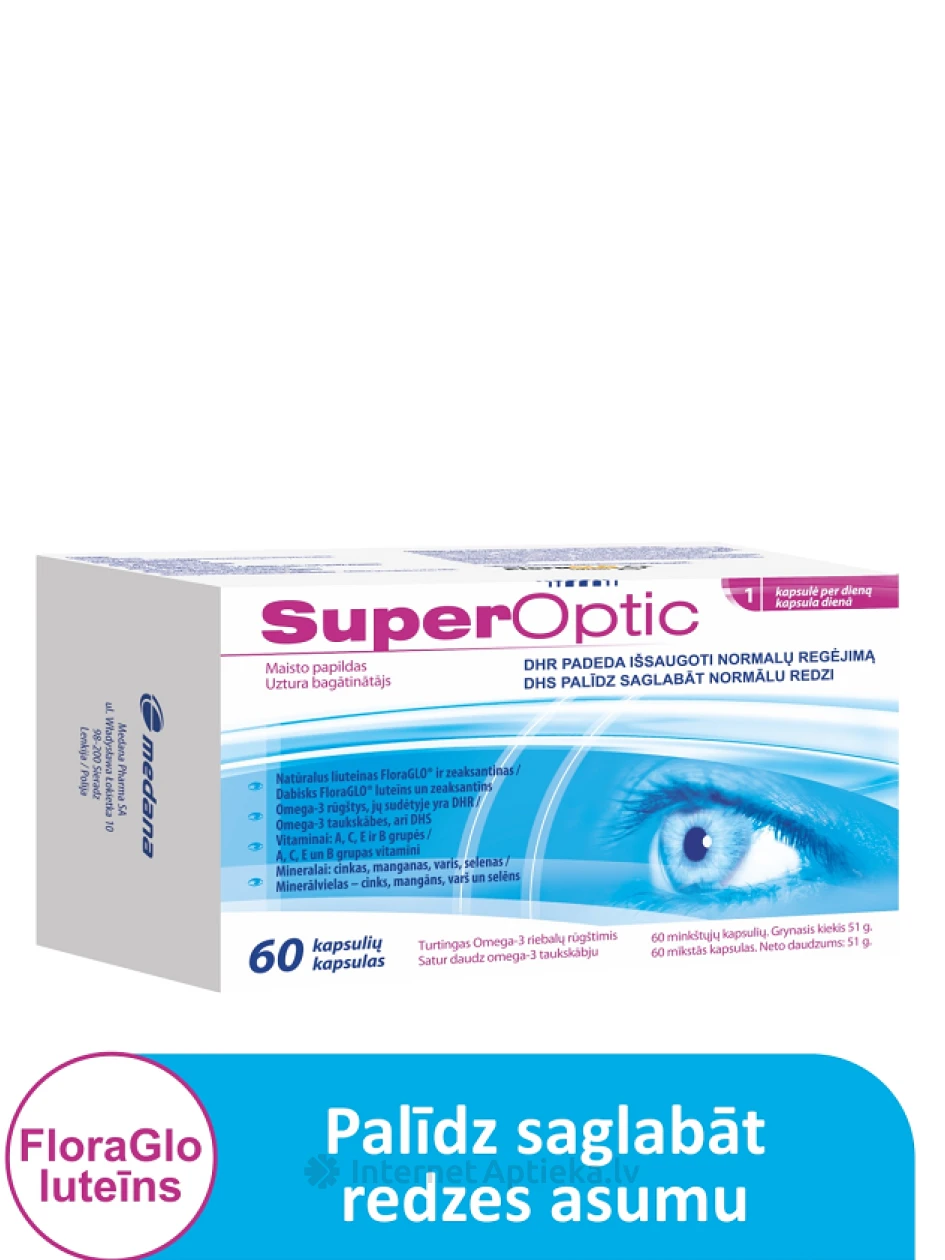 SuperOptic, 60 kapsulas | internetaptieka.lv