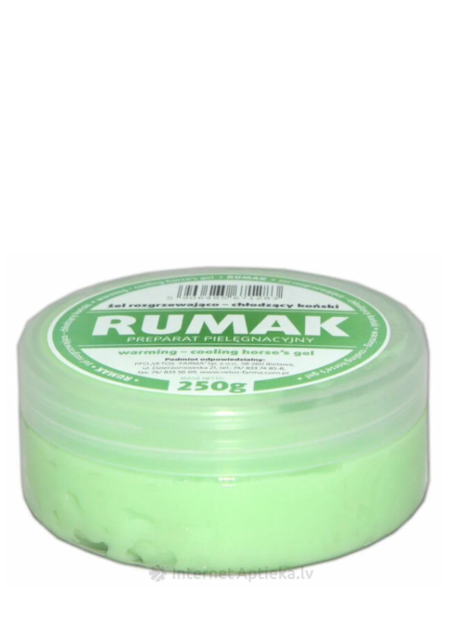 Rumak soojendav ja jahutav geel, 250 g | internetaptieka.lv