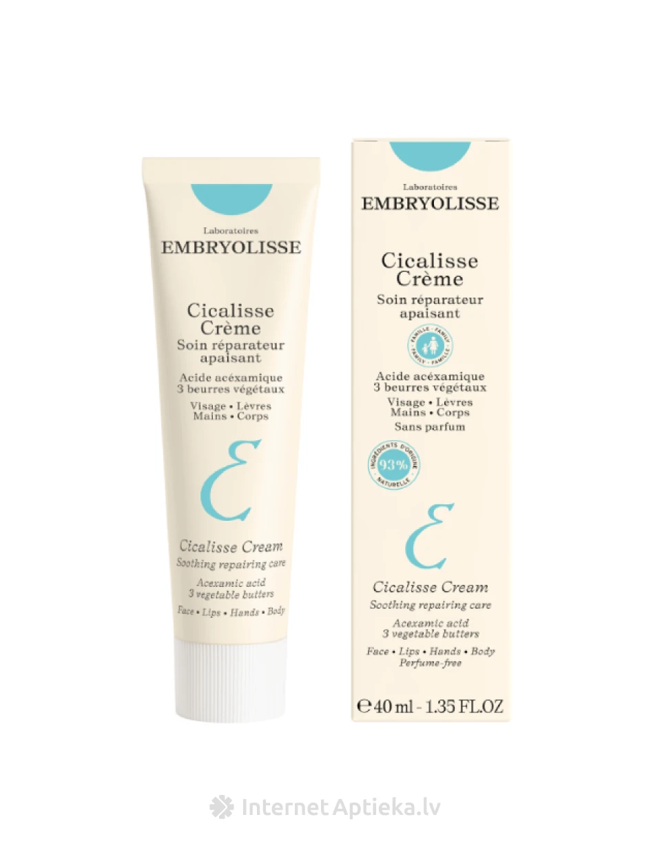 EMBRYOLISSE Cicalisse Restorative восстанавливающий крем для раздражённой кожи, 40 мл | internetaptieka.lv