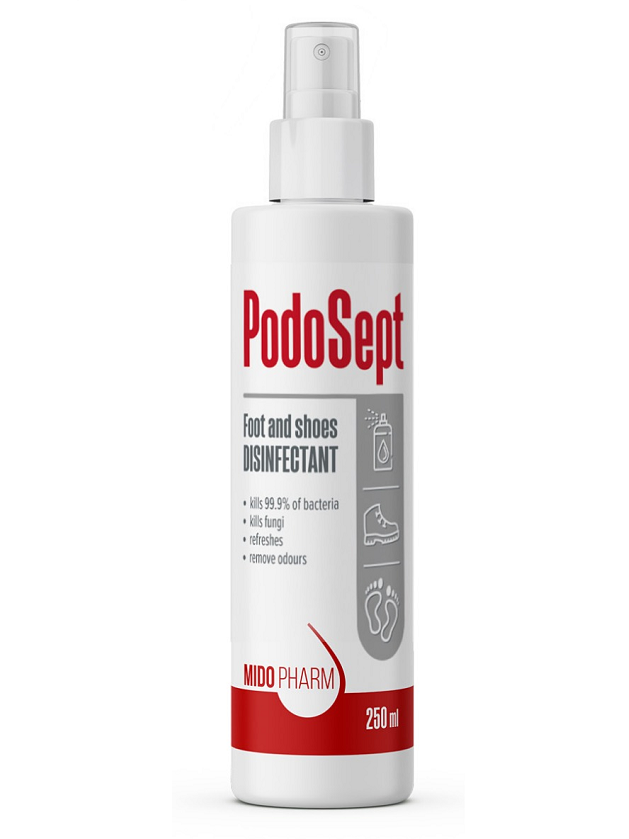 Podosept dezinfekcijas aerosols pēdām un apaviem