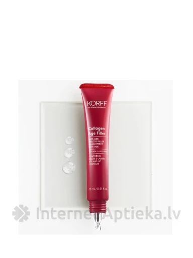 KORFF COLLAGEN AGE FILLER pretnovecošanās līdzeklis acu un lūpu kontūrai, 15 ml | internetaptieka.lv