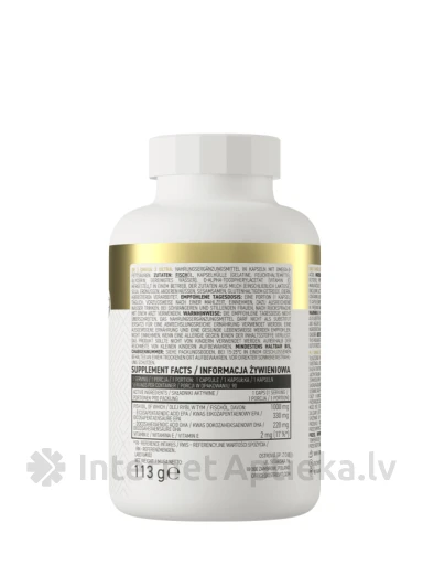 OstroVit Omega3 Ultra kapsulas, 90 gb. | internetaptieka.lv