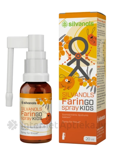 Silvanols FarinGospray KIDS, 20 ml | internetaptieka.lv