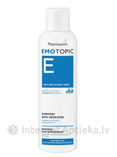 Pharmaceris E-Emotopic vannas emulsija bērniem un pieaugušiem, 400 ml | internetaptieka.lv