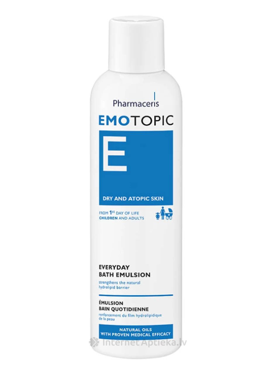 Pharmaceris E-Emotopic, эмульсия для ванны для детей и взрослых, 400 мл | internetaptieka.lv