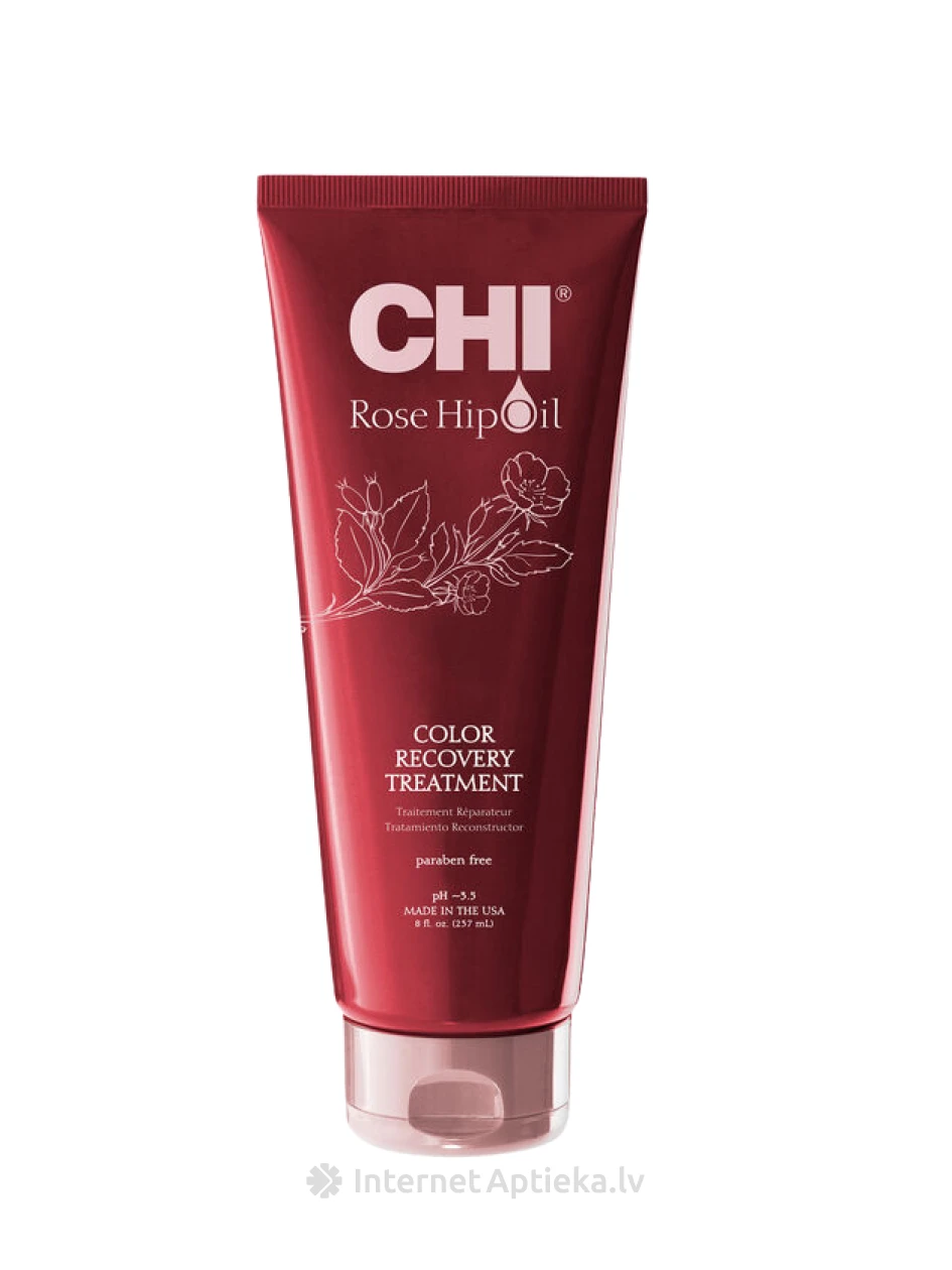 CHI Rose Hip Oil Color Recovery Treatment Atjaunojoša maska, 237 ml | internetaptieka.lv