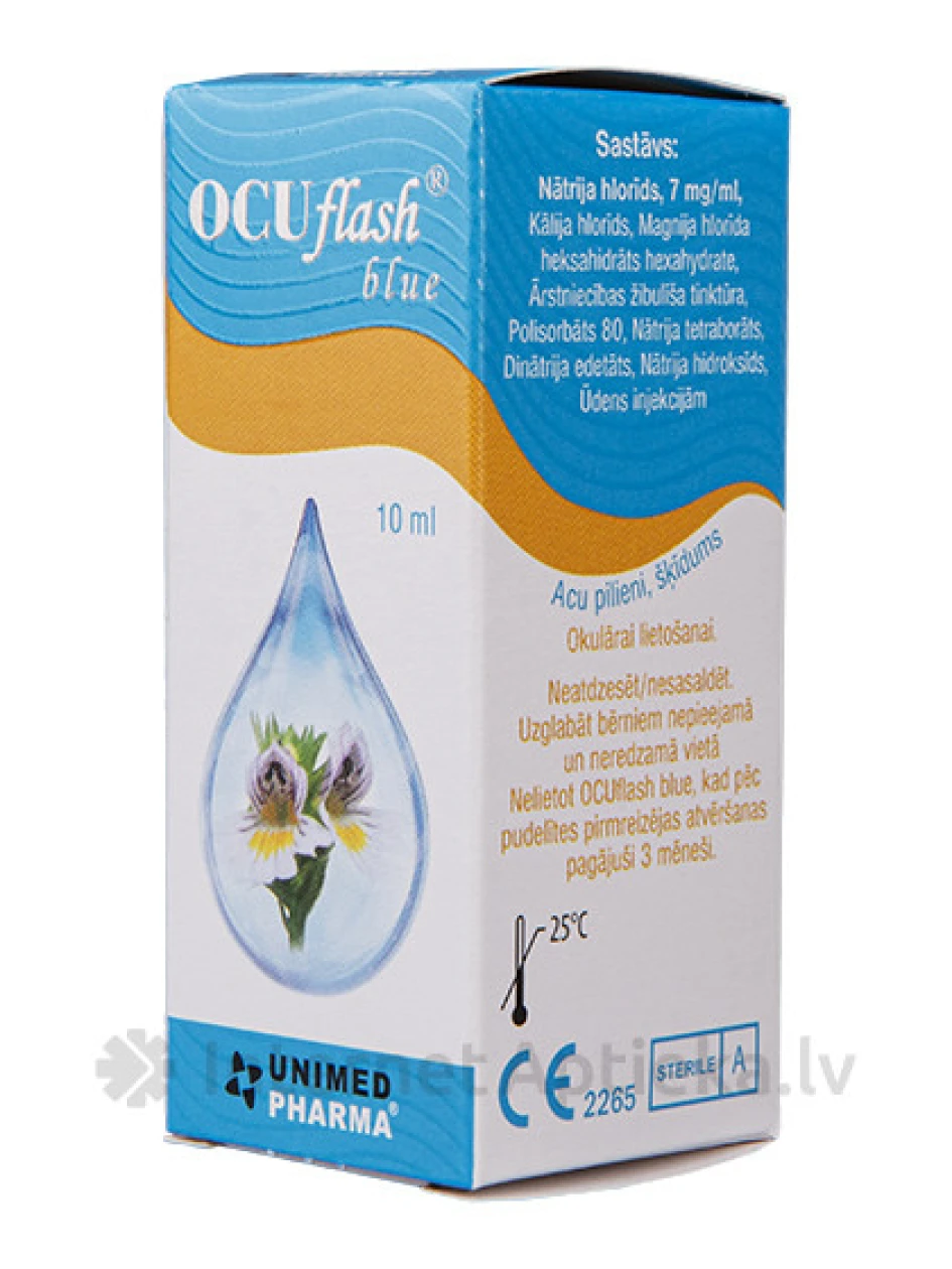 OCUflash BLUE acu pilieni, 10 ml | internetaptieka.lv