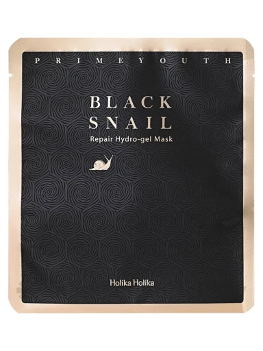 Holika Holika Prime Youth Black Snail Repair Hidrogela sejas maska | internetaptieka.lv