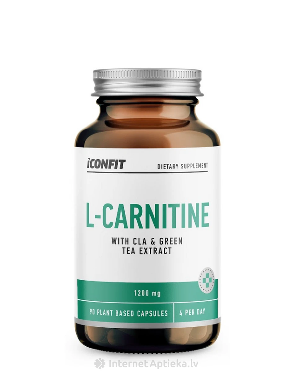 ICONFIT L-карнитин, 90 капсул | internetaptieka.lv