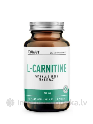 ICONFIT L-karnitīns, 90 kapsulas | internetaptieka.lv