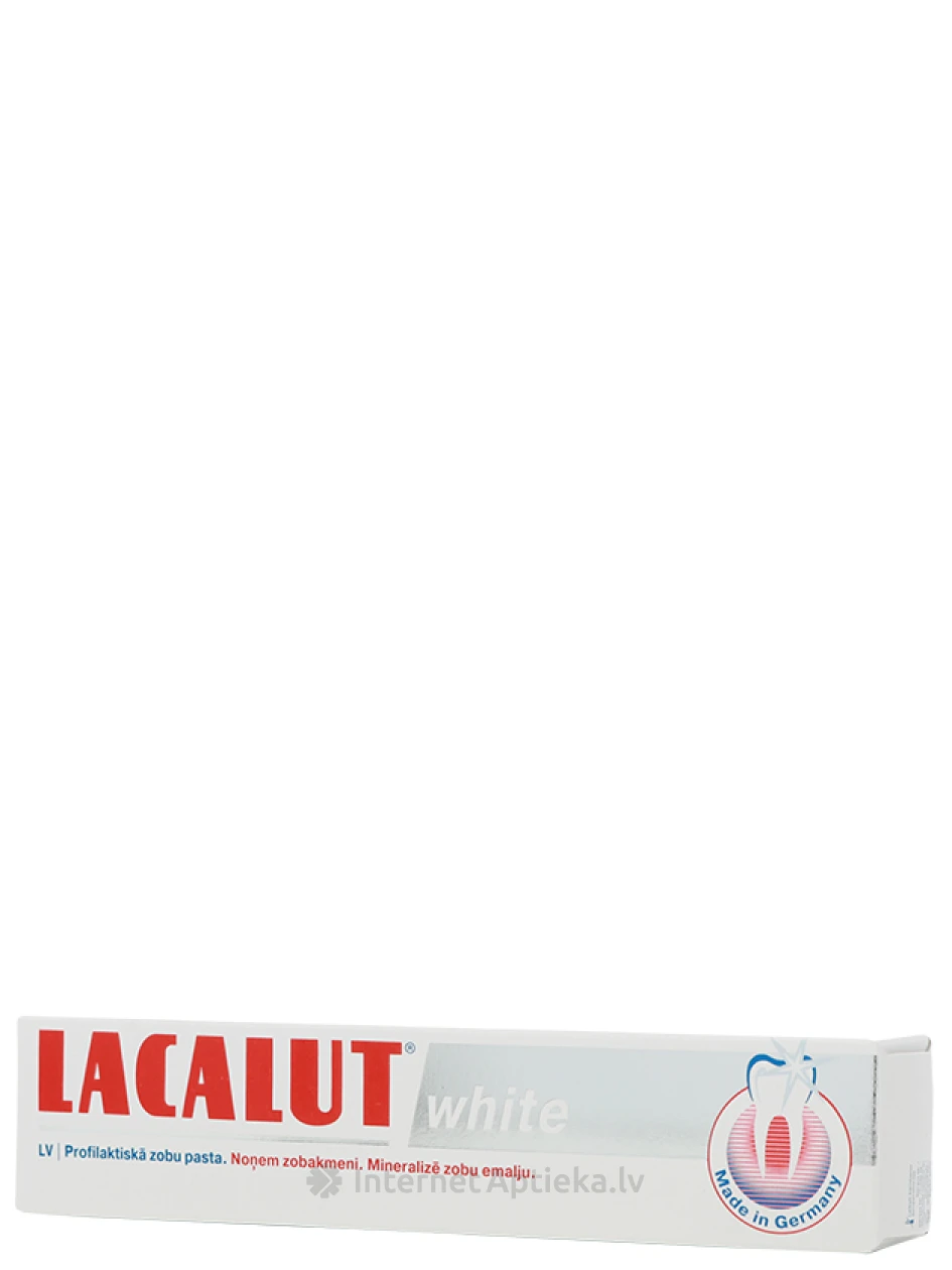 Lacalut White hambapasta, valgendav, 75 ml | internetaptieka.lv