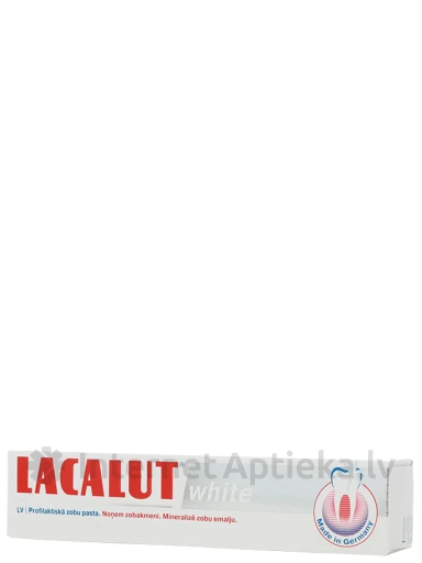 Lacalut White hambapasta, valgendav, 75 ml | internetaptieka.lv