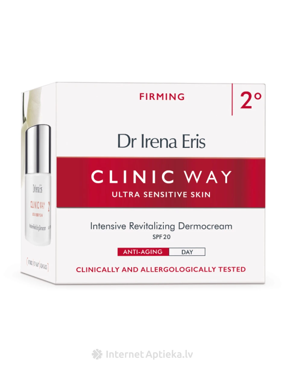Clinic Way 2 retinoidne taaselustav päevakreem SPF20-ga, 50 ml | internetaptieka.lv