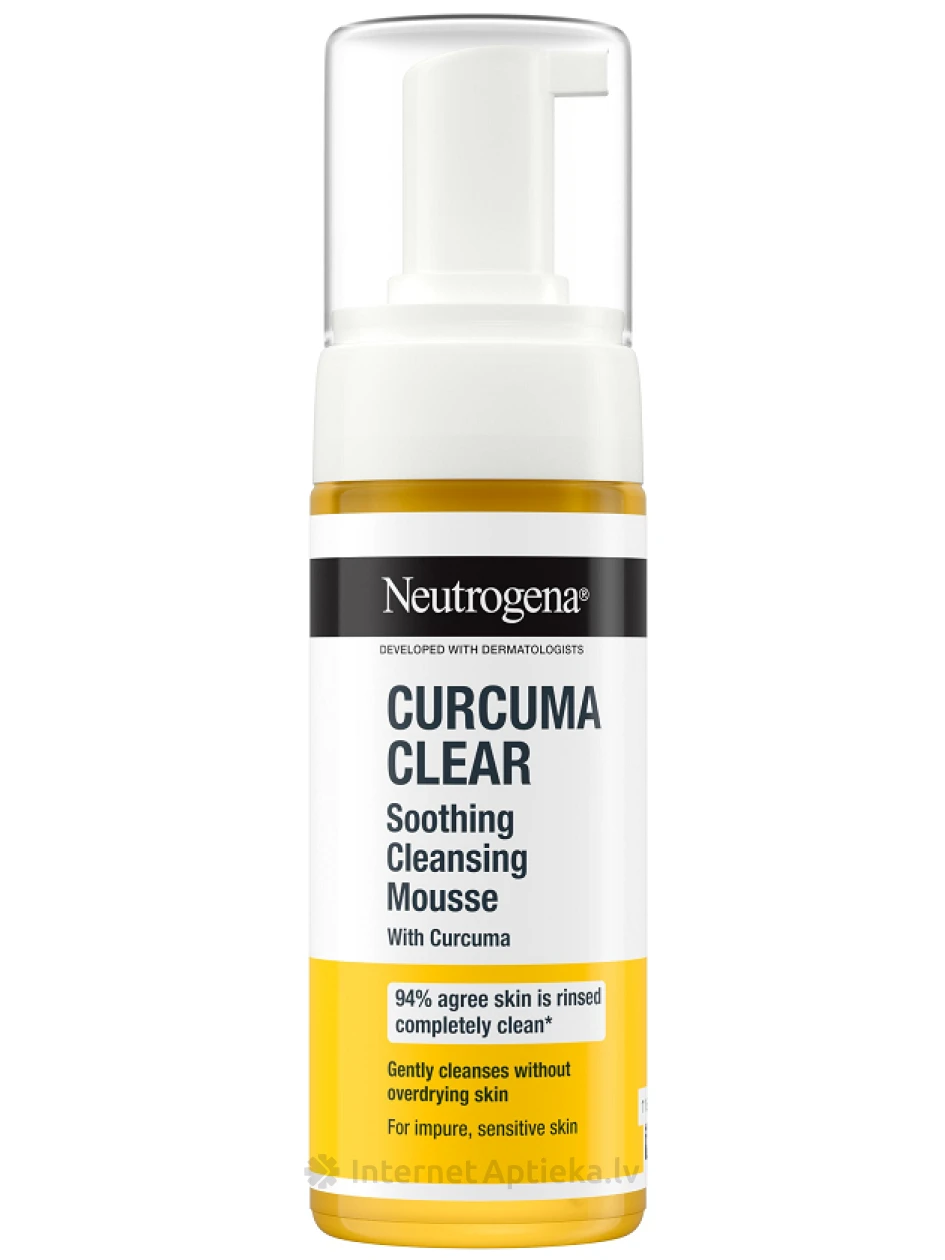 NEUTROGENA Curcuma Clear rahustav puhastusvaht, 150 ml | internetaptieka.lv