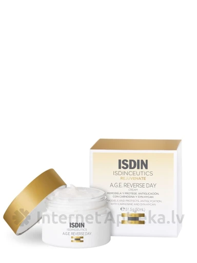 ISDIN ISDINCEUTICS A.G.E REVERSE dienas krēms pret grumbām, 50 ml | internetaptieka.lv