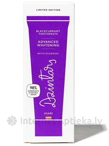 Dzintars Upeņu zobu pasta Asari, 75 ml | internetaptieka.lv