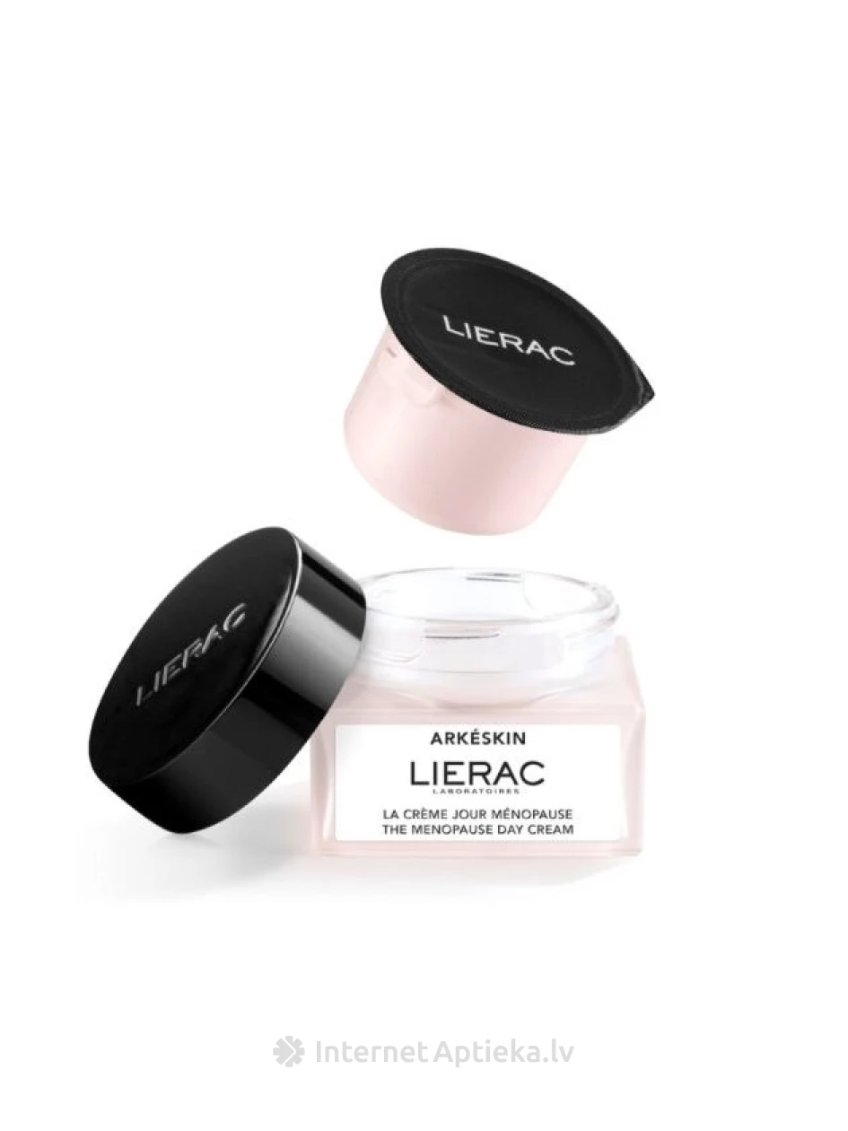 LIERAC ARKÉSKIN dienas krēms sejas ādas kopšanai menopauzes laikā, refils, 50 ml | internetaptieka.lv