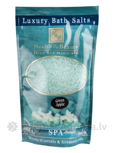 H&B Nāves jūras vannas sāls Ābolu, 500 g | internetaptieka.lv