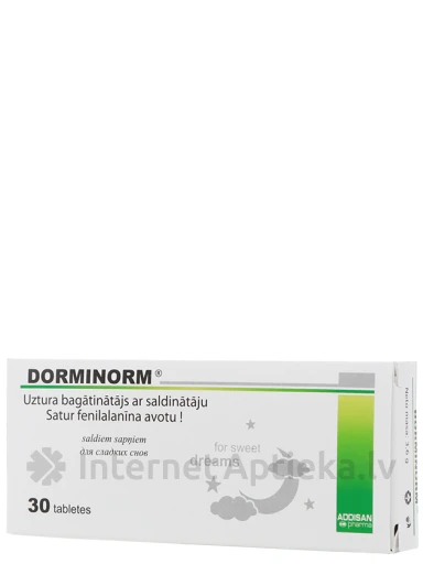 Dorminorm, 30 таблеток | internetaptieka.lv