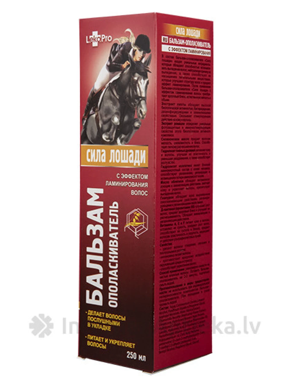 Zirgu spēks balzams - skalotājs matiem, 250 ml | internetaptieka.lv