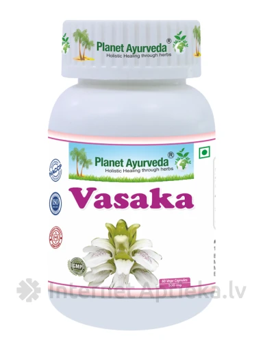 Planet Ayurveda® Vasaka капсулы, 60 шт. | internetaptieka.lv