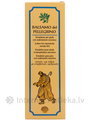 Bioapta Balsamo del Pellegrino Sudorazione Eccessiva бальзам от чрезмерной потливости ног, 100 мл