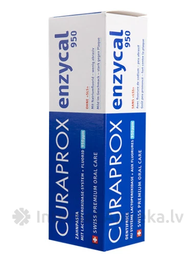 CURAPROX enzycal 950 zobu pasta, 75 ml | internetaptieka.lv