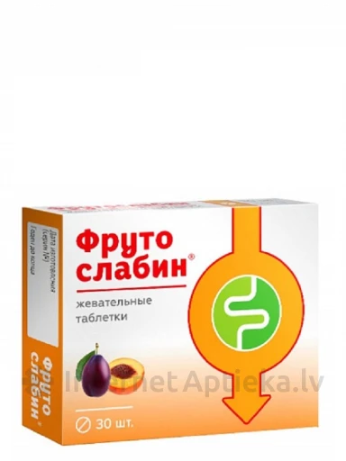 Frutoslabin 600 mg tabletes, 30 tabletes | internetaptieka.lv
