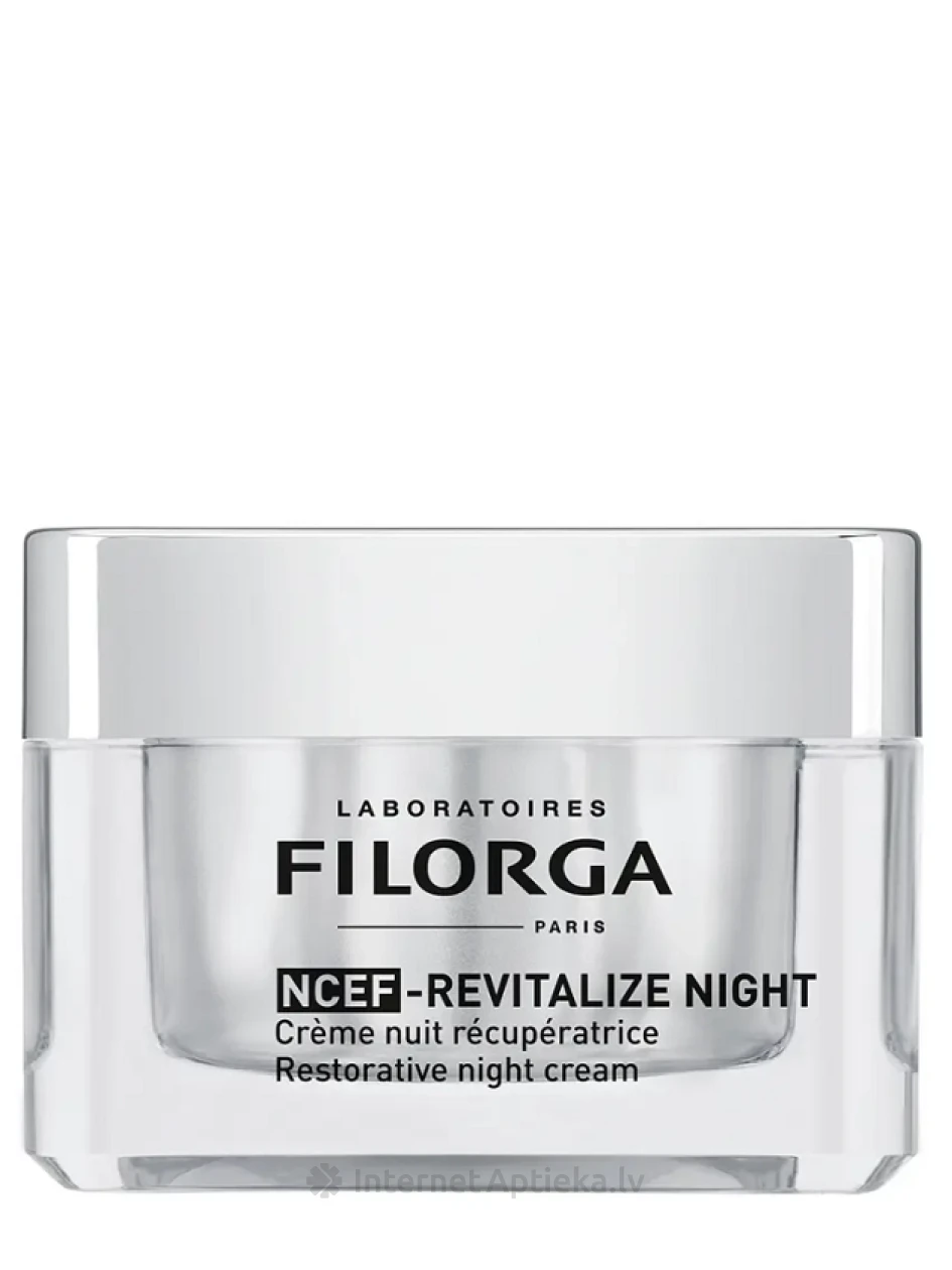 FILORGA nakts sejas krēms ādas noguruma pazīmju mazināšanai NCEF-REVITALIZE NIGHT, 50 ml | internetaptieka.lv