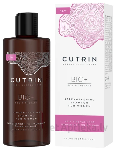CUTRIN BIO+ Tugevdav šampoon naistele, 250 ml | internetaptieka.lv