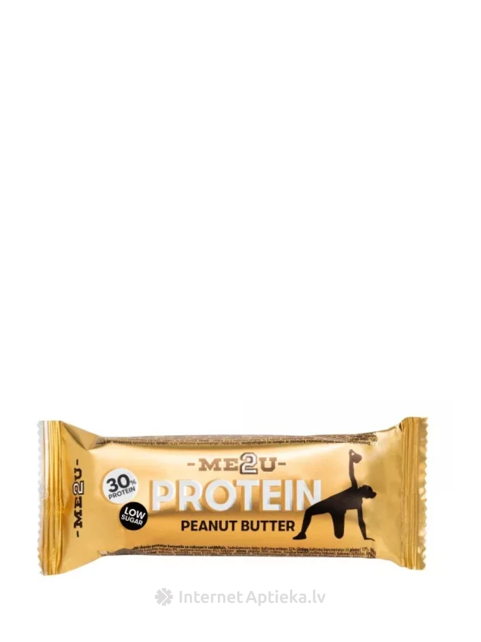 ME2U Protein Peanut Butter протеиновый батончик, 60 g | internetaptieka.lv