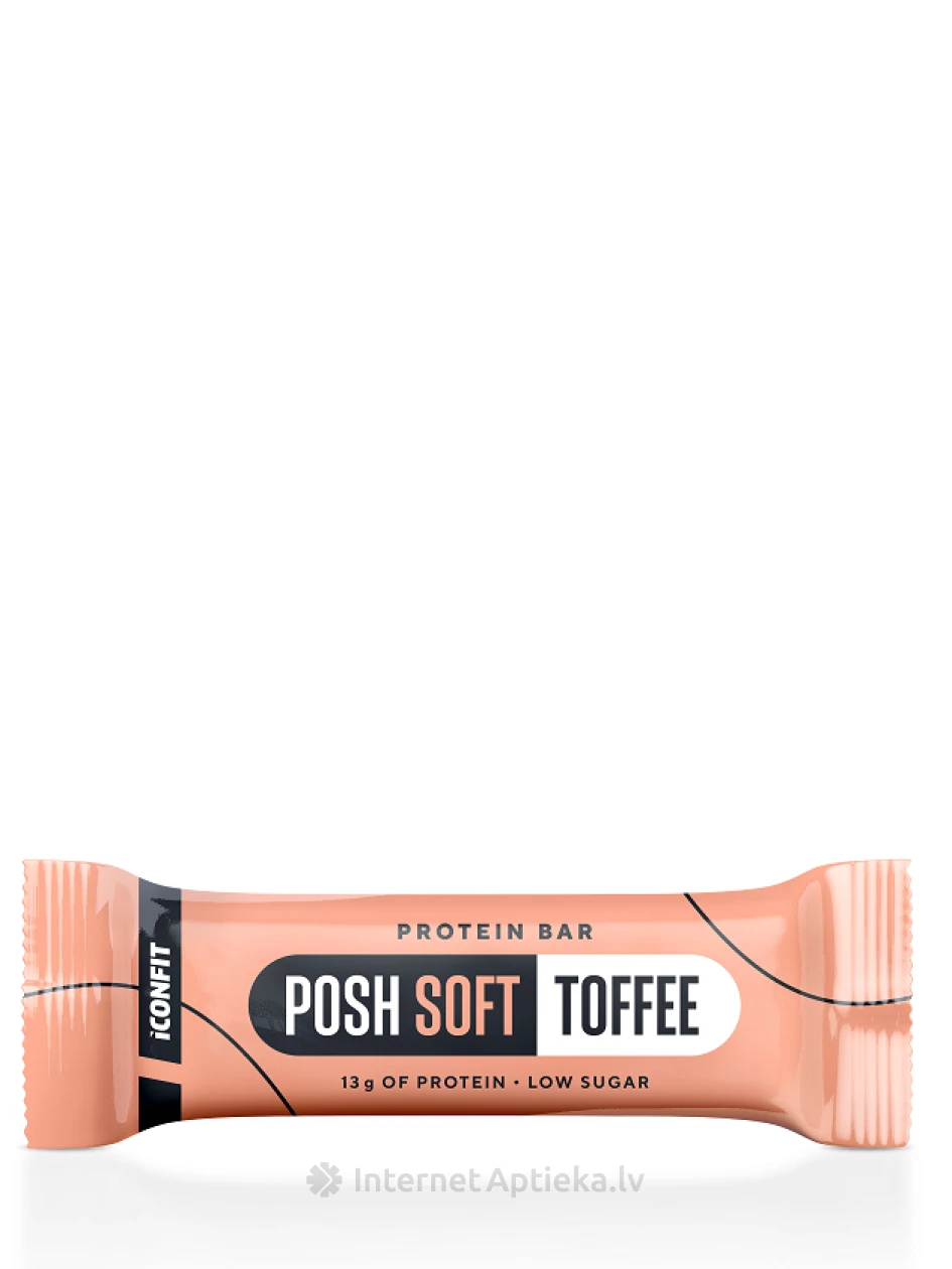 ICONFIT POSH SOFT Протеиновый батончик Ириска, 40 г | internetaptieka.lv