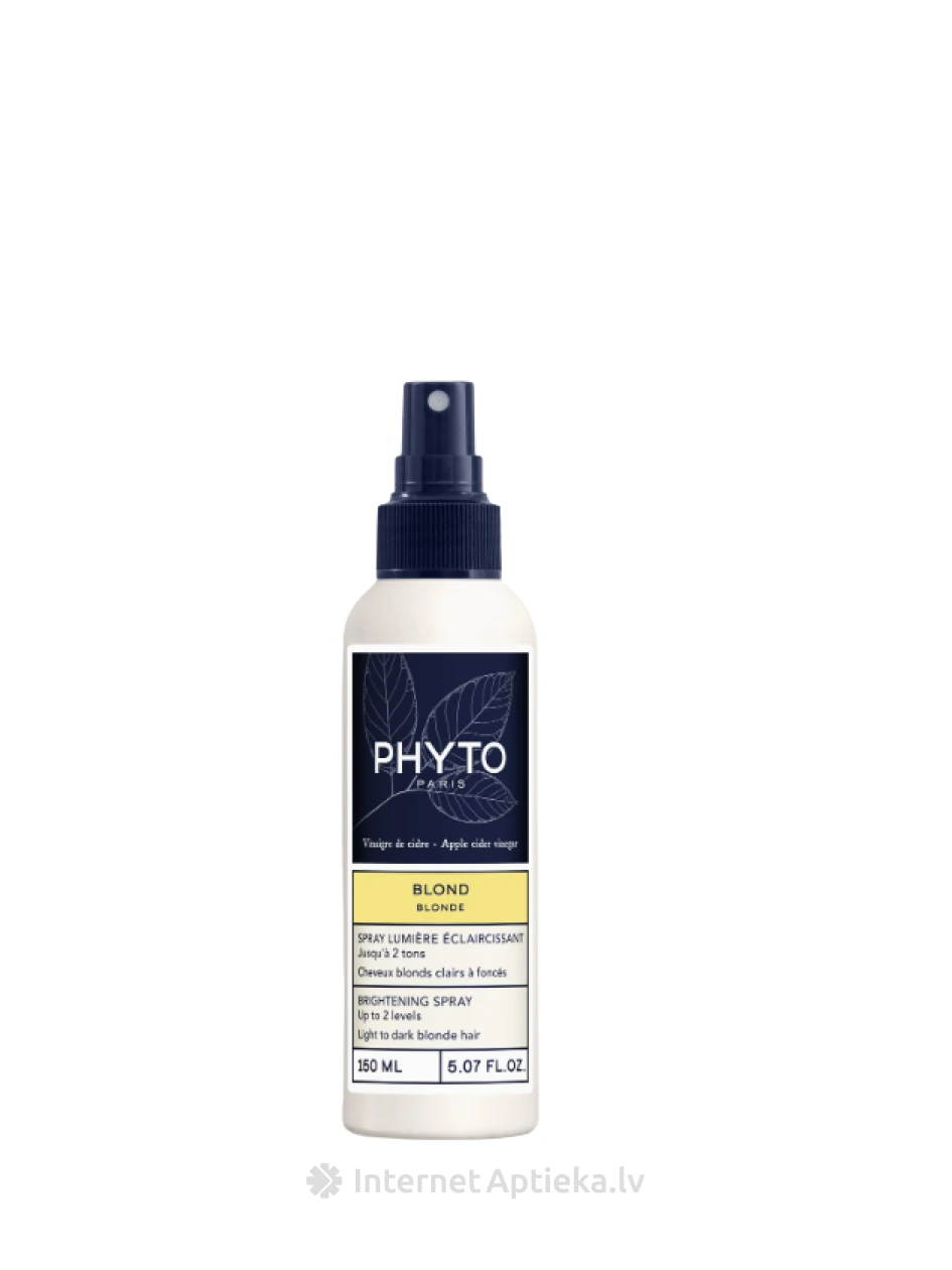 PHYTO BLONDE izgaismojošs izsmidzināms līdzeklis blondiem matiem, 150 ml | internetaptieka.lv