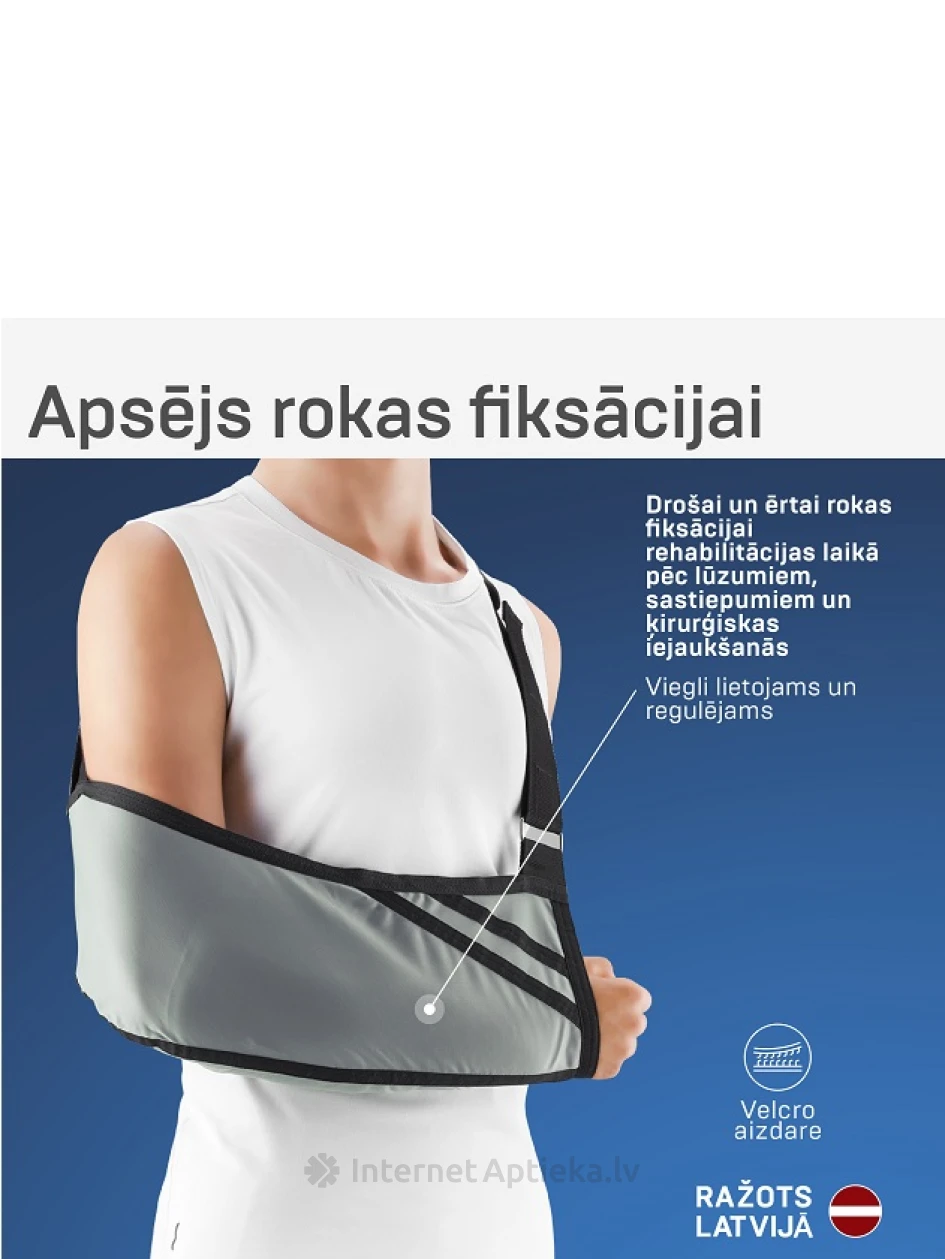 Tonus Elast Medicīniskais balstošais apsējs rokas fiksācijai 2. izmērs | internetaptieka.lv