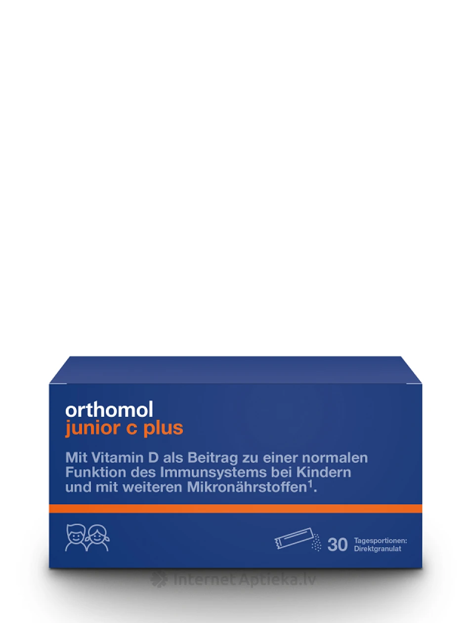 Orthomol Junior C Plus Aveņu-laima, 30 paciņas | internetaptieka.lv