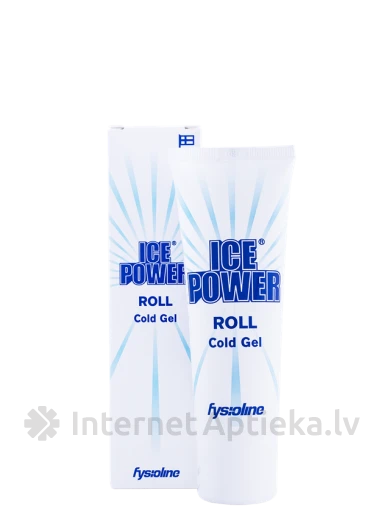 Ice Power aukstais gels tūbiņā ar rullīti, 75 ml | internetaptieka.lv