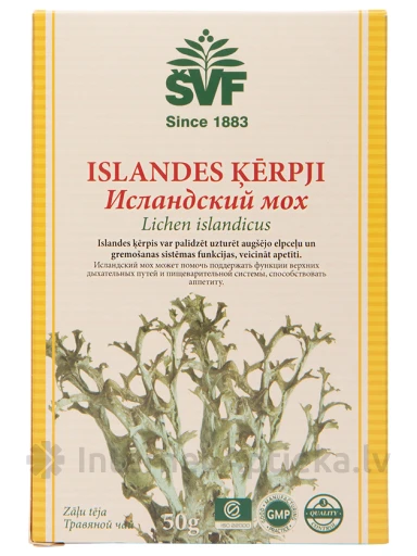 Tēja Islandes ķērpji, 50 g | internetaptieka.lv