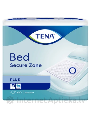 Tena Bed Plus пеленки 60 x 90 см, 30 шт. | internetaptieka.lv