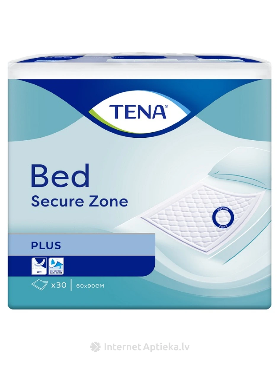 TENA Bed Plus imav aluslina 60x90 cm, 30 tk. | internetaptieka.lv