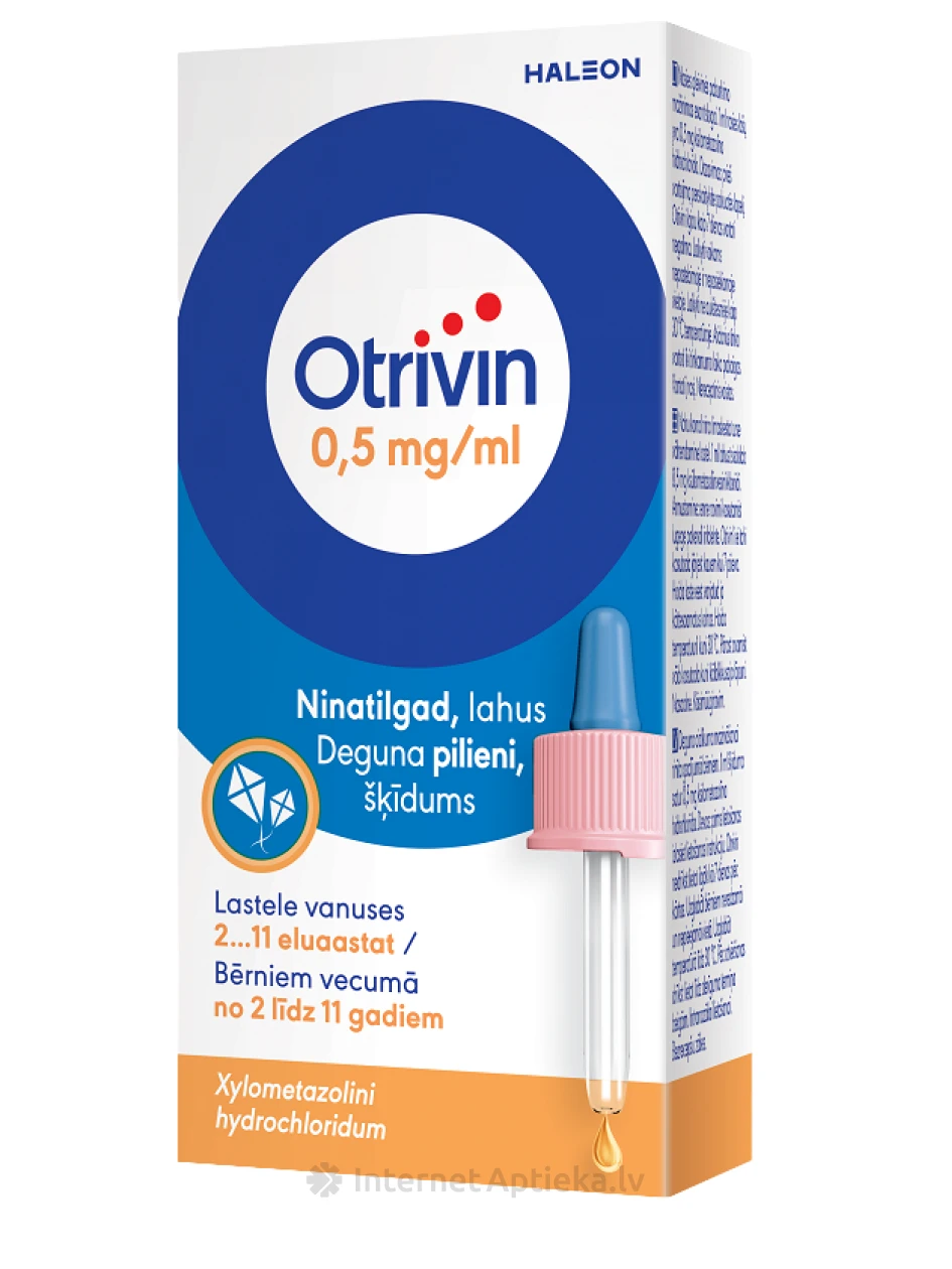 Otrivin ninatilgad 0,05%, 10 ml | internetaptieka.lv