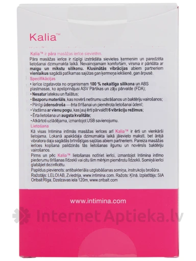 Intimina Kalia masāžas ierīce, 1 gab. | internetaptieka.lv