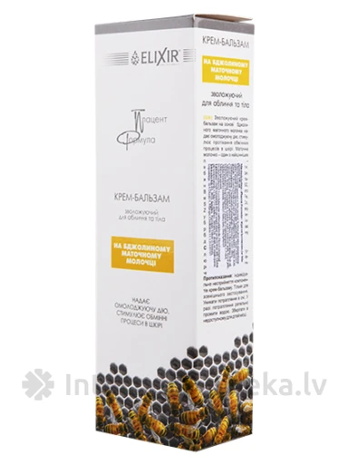 Eliksir Placent Formula крем для тела и лица с пчелином маточным молочком, 100 мл | internetaptieka.lv