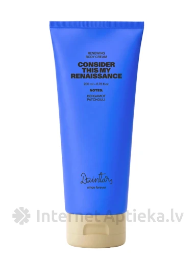 Dzintars Atkuriamasis kūno kremas CONSIDER THIS MY RENAISSANCE, 200 ml | internetaptieka.lv