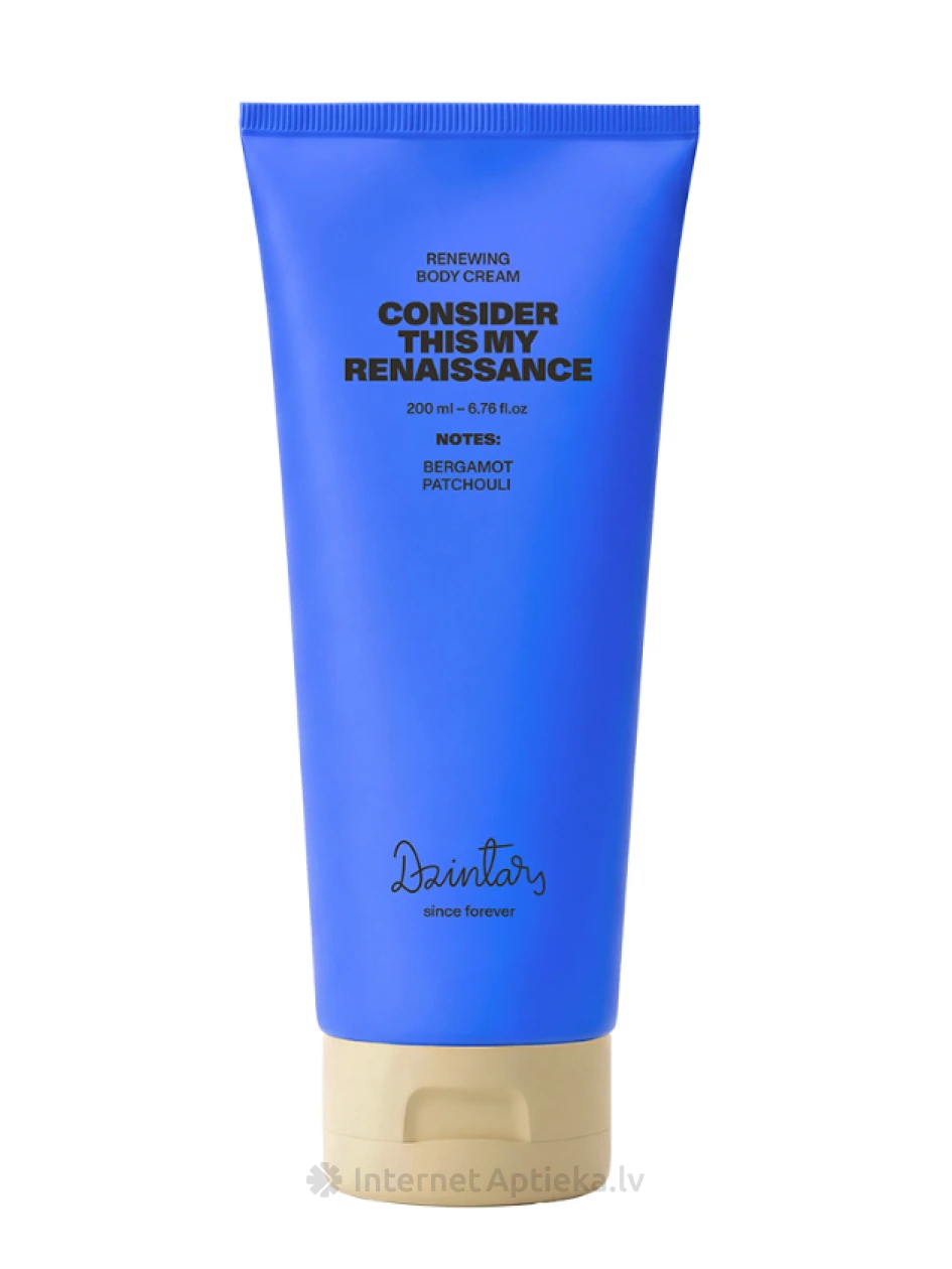 Dzintars Atkuriamasis kūno kremas CONSIDER THIS MY RENAISSANCE, 200 ml | internetaptieka.lv
