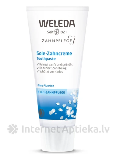 Weleda zobu pasta ar sāli, 75 ml | internetaptieka.lv
