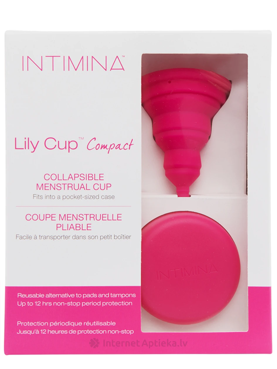 Intimina Lily Cup Compact menstruālā piltuvīte, B izmērs, 1 gb. | internetaptieka.lv