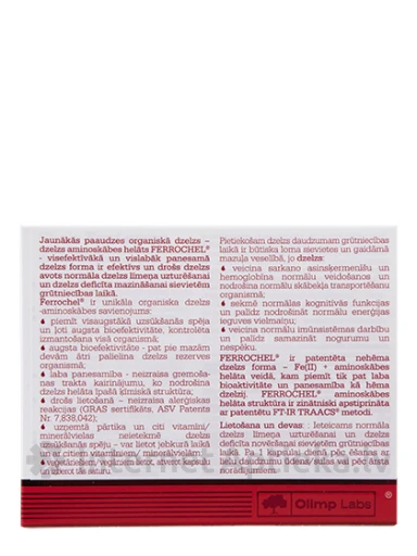 Olimp Labs Chela - Ferr Med, 30 kapsulas | internetaptieka.lv
