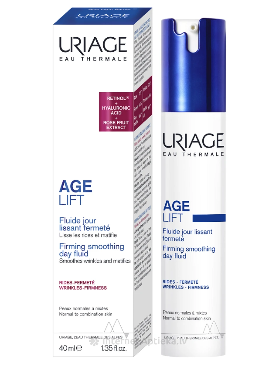 URIAGE AGE LIFT nostiprinoša izlīdzinoša dienas emulsija, 40 ml | internetaptieka.lv