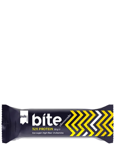Puls Bite Cheescake Proteīna batoniņš, 35 g | internetaptieka.lv